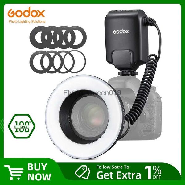 Blitzköpfe Godox ML-150II ML150II Makroring Speedlite-Blitzlicht für Pentax Olympus DSLR-Kamera YQ231003