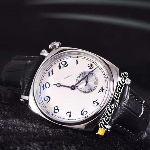 New Historiques American 1921 Steel Case 82035 000P-B168 Автоматические мужские часы с белым циферблатом и кожаным ремешком Мужские часы Hello watch 52355