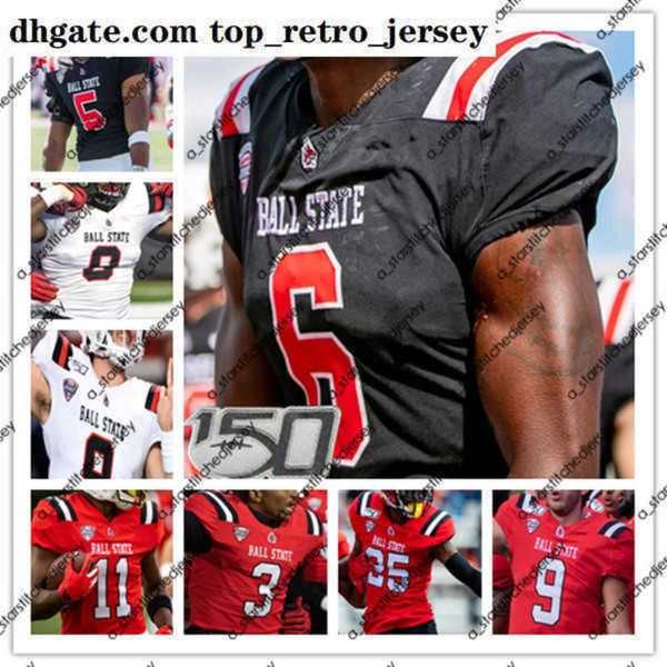 Одежда для американского студенческого футбола Custom College BALL STATE Cardinal Football Jersey Дрю Плитт Джон Пэддок Карсон Стил Уилл Джонс Джастин Холл Джейшон Джексон ЙоХ