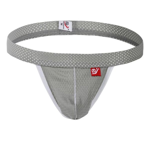 Perizoma da uomo sexy in rete mutande sospensori bikini in nylon perizoma a vita bassa da uomo perizoma Cuecas mutandine maschili slip Gay Pouch225n