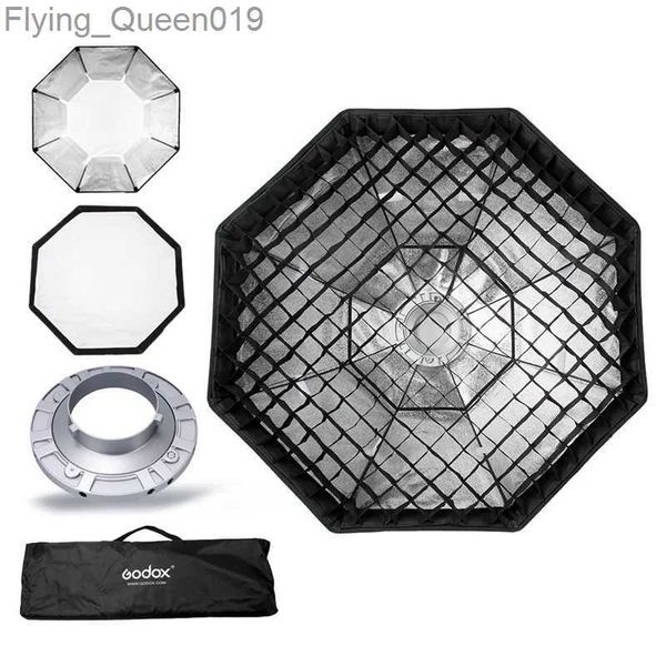 Blitzköpfe Godox 95 cm Studio Octagon Honeycomb Grid Softbox Reflektor-Softbox 95 cm 37 Zoll mit Bowens-Halterung für Studio-Stroboskop-Blitzlicht YQ231004