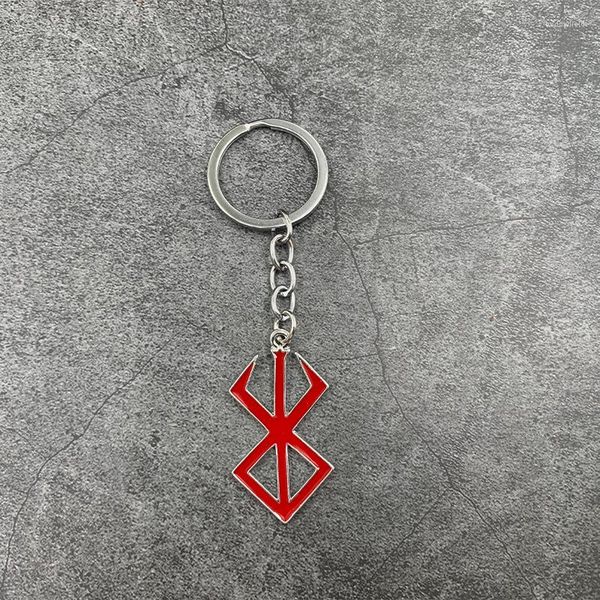 Anhänger Halsketten Spiel Berserker Guts Schwert Logo Halsband Der verrückte Krieger der nordischen Mythologie Schlüsselbund Frauen Männer Modeschmuck Geschenk