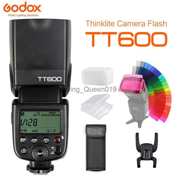 Flash Heads Godox TT600 TT600S 2.4G Kablosuz GN60 Master/Slave Kamera Pentax Olympus Fujifilm için Speedlite YQ231005