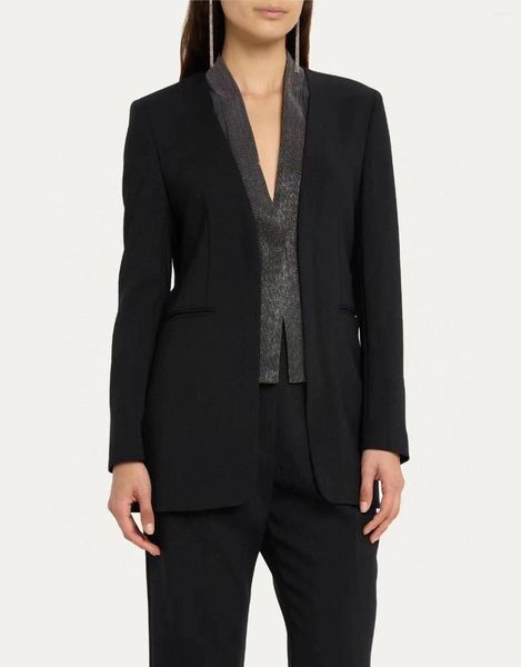 Jaquetas femininas 2023 outono moda lã marca conjunto terno blazer jaqueta calça com diamante outwear designer para mulheres