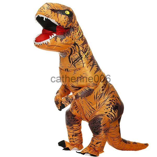 Occasioni speciali Hot T-Rex Dinosauro Costume gonfiabile Purim Halloween Party Cosplay Abiti fantasia Mascotte Cartoon Anime Dress per bambini adulti x1004