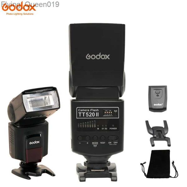 Flash Heads godox Thinklite Camera TT520II Build ile Flash Pentax Olympus DSLR Kameralar için 433MHz Kablosuz Sinyal YQ231004