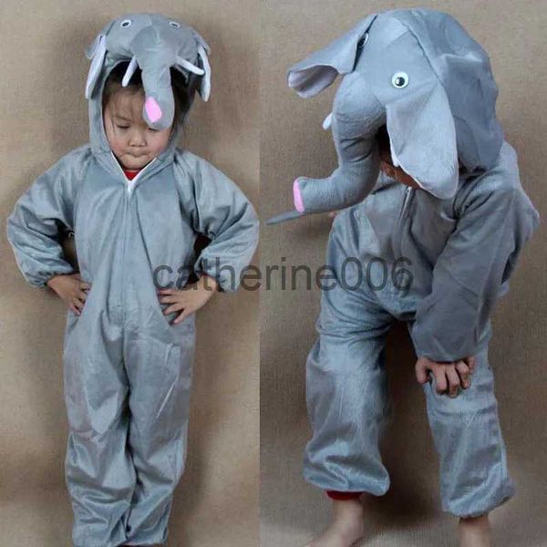 Occasioni speciali Bambini Ragazze Ragazzi Cartoon Animali Costumi Performance Tuta Elefante Festa dei bambini Costume cosplay di Halloween x1004