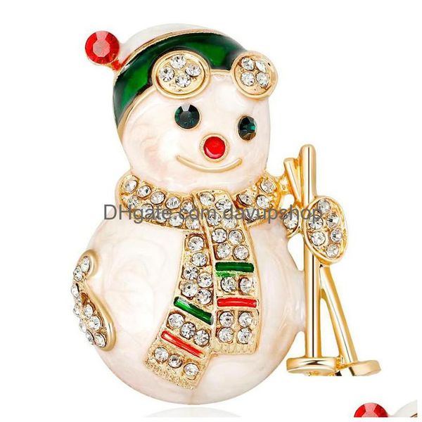 Pimler broşlar Avrupa ve Amerikan moda karikatür Noel kardan adam broş joker hediye spot damla dağıtım takı dhner