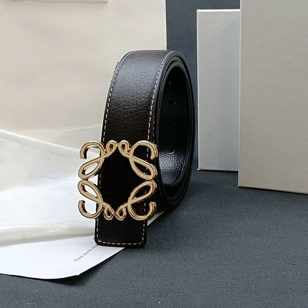 Marca de luxo designer cinto masculino cinto feminino cinto de negócios estilo clássico design elegante grande estilo largura 3.8cm