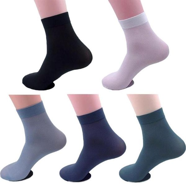 Erkek Çoraplar Erkek Yumuşak İnce Kısa 1 Çifti Erkek Bilgi İş Elbise Çorap Tek Boyut Sıralı Renk Basit All Maç Sporları Gündelik 296K
