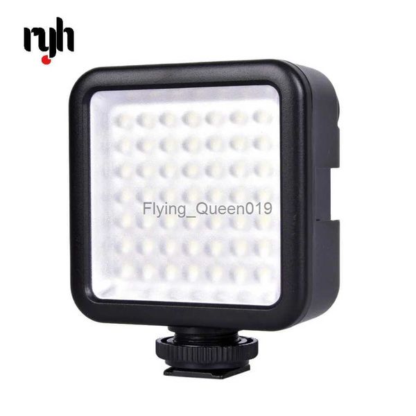 Blitzköpfe Fotoblitz W49 Mini Pro Led-49 Videoleuchte 49 LED-Blitzleuchte für DSLR-Kamera Camcorder Dvr Dv Kameraleuchte Schwarz für YQ231003