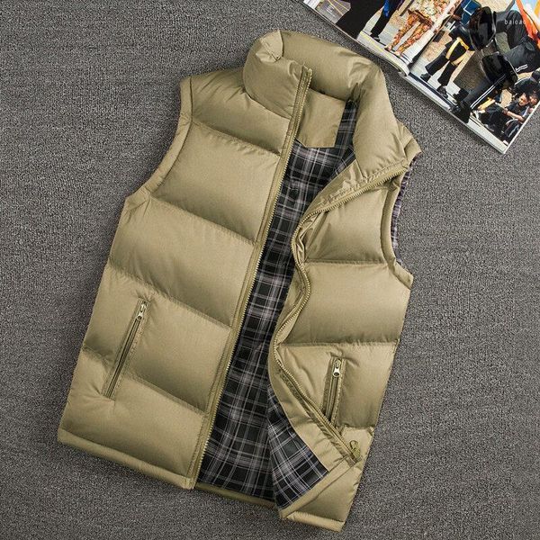 Herrenwesten Weste Männer Stilvoll 2024 Herbst Winter Warm Ärmellos Jacke Slim Fit Freizeitmäntel S Weste West Mannen 88