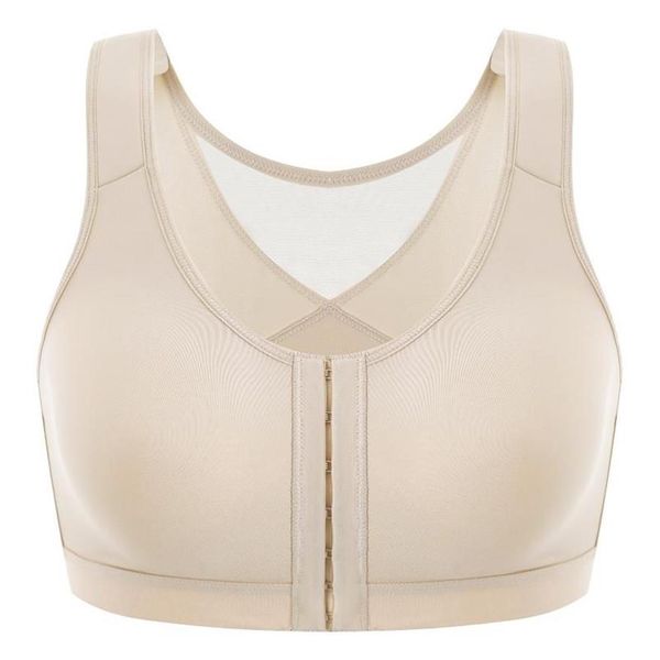 Sutiãs MELENECA Feminino Fechamento Frontal Postura Postura Fio Post Plus Size Back Support268h