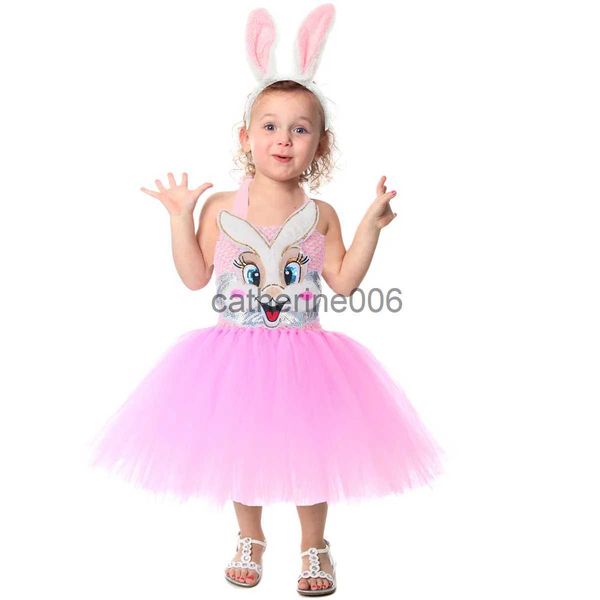 Özel Durumlar bebek kızlar Paskalya tavşanı tutu elbise çocuklar için tavşan cosplay kostümleri Toddler kız doğum günü partisi tül kıyafeti tatil kıyafetleri x1004