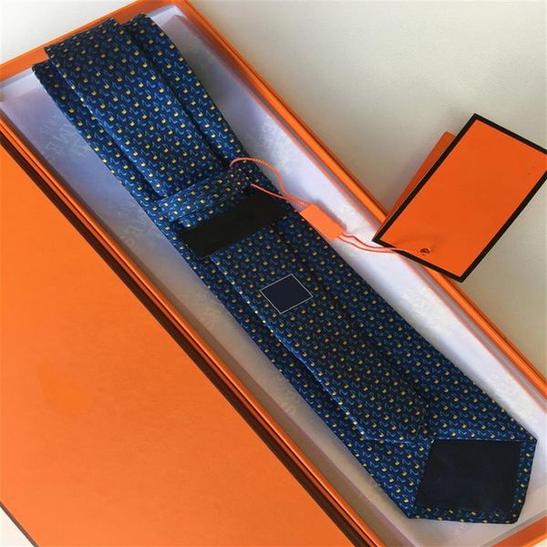 Luxus Hohe Qualität Herren Brief Krawatte Seide Krawatte schwarz blau Aldult Jacquard Party Hochzeit Business Woven Mode Top Fashion236u