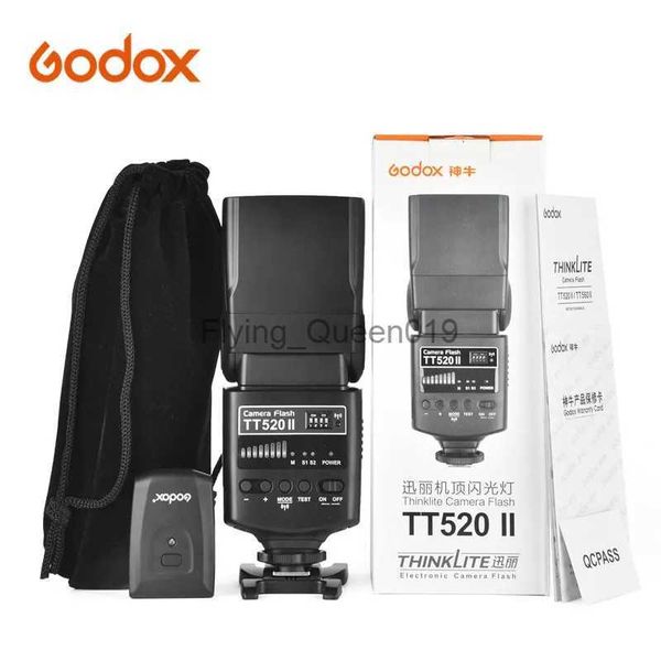 Flash Heads godox TT520 II Flash TT520II Build-in 433MHz Kablosuz Sinyal + Pentax Olympus DSLR Kameralar YQ231003