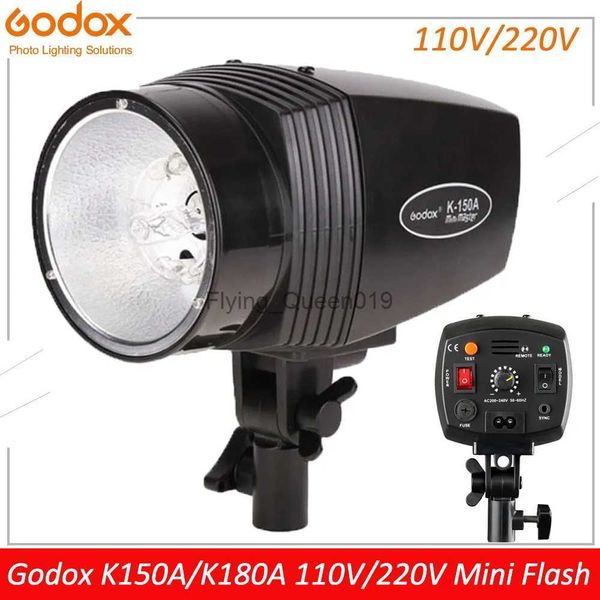 Teste flash GODOX K150A 150Ws K180A 180WS Mini flash da studio portatile Illuminazione Galleria fotografica Mini Flash 110 V/220 V Flash stroboscopico YQ231003