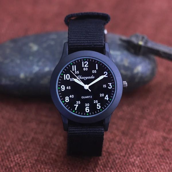 Otros relojes Chaoyada Marca Niños Hombres Estudiantes Tiempo de aprendizaje Relojes de cuarzo Niñas Regalos resistentes al agua Reloj Niños Lienzo Relojes de pulsera de moda 230928