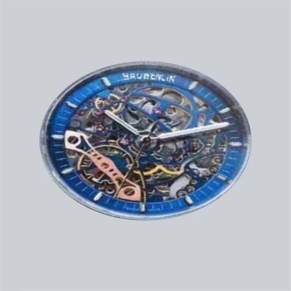 2021 orologio da uomo di design scavato catena automatica di lusso meccanico in acciaio inossidabile 316 42mm sportivo di alta qualità tutto bla227t