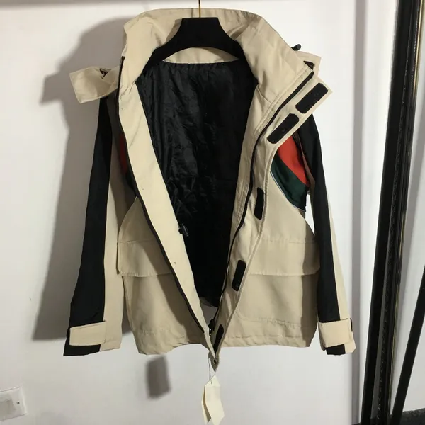 G242 Trench da donna Designer streetwear streetfashion Cappotto Cocktail Party Cravatta Giacca a vento lunga monopetto