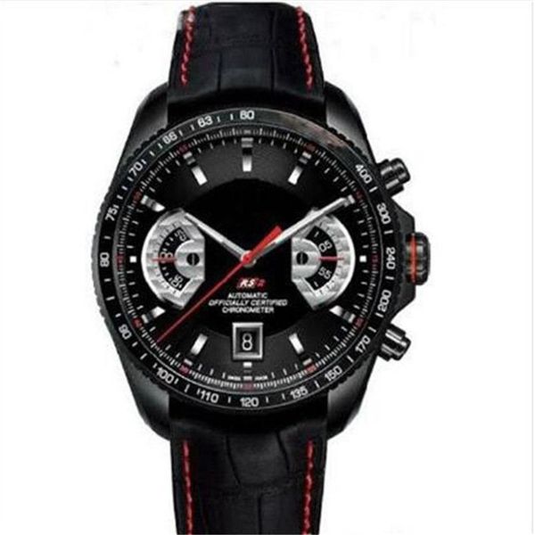 Новые часы Роскошные модные черные резиновые безели Мужские механические часы с автоматическим механизмом Спортивные мужские дизайнерские часы для подростков Wristwat306N