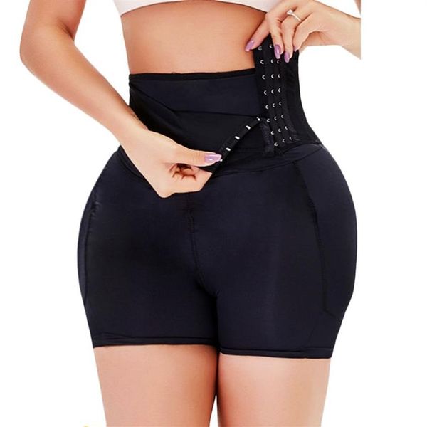 Underpant S-6XL Sexy Butt Lifter Shapewear Slim Cintura Trainer Womens Dress Underwear Body Shaper Acolchoado Falso Nádega Hip Enhance3372