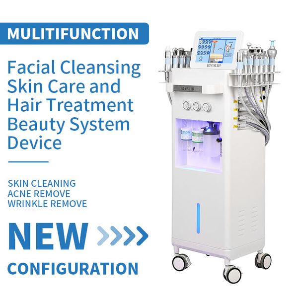 Meistverkaufte Multifunktions-Mikrodermabrasions-Gesichtspflegemaschine Hydra Diamond Microdermabrasion Machine Big Screen