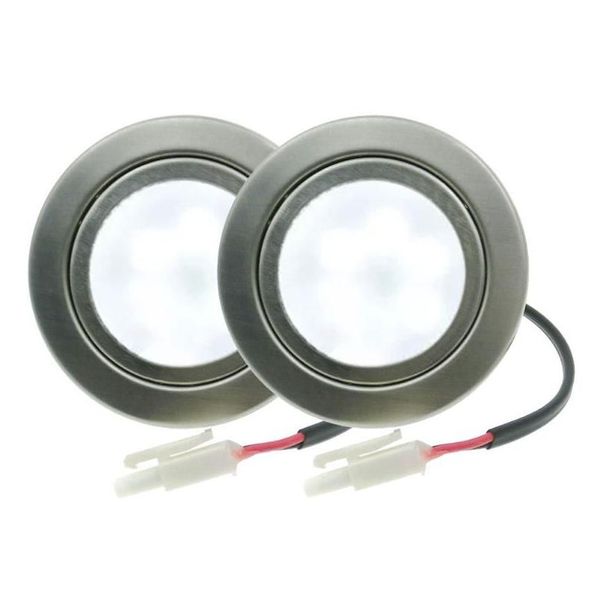 LED-Lampen Bbs Milchglas 1,5 W integrierte Dunstabzugshaube BB-Licht 12 V Gleichstrom für Dunstabzugshauben mit 55–60 mm Loch, Is20 W Halogen Drop Delivery Ligh Dhtjo