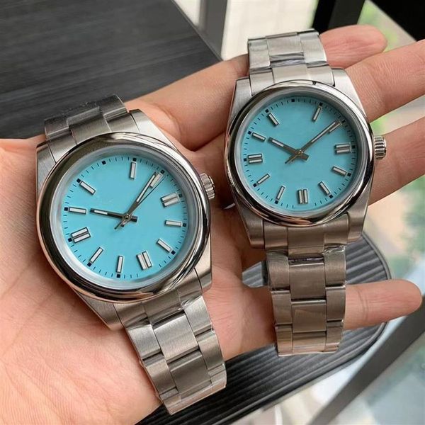 Mens Watch Japon hareketi 41mm yeni kabuk tipi açık kalıp 904L hassas çelik kasa su geçirmez safir cam mavi film lupin192z