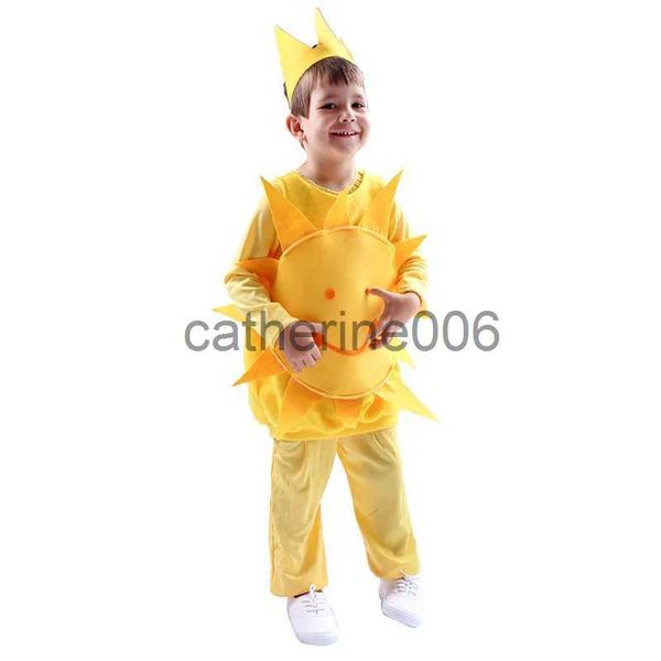 Ocasiões especiais crianças traje de halloween cosplay lindo tipo de sol macacão terno roupas de desempenho de palco roupas de festa infantil x1004