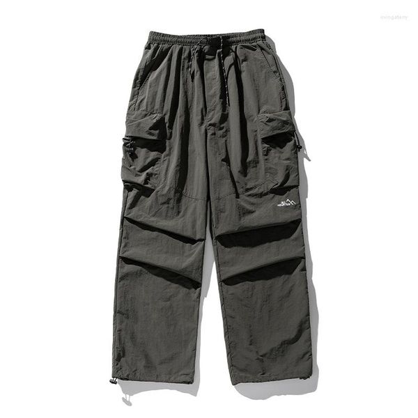 Pantaloni da uomo Outdoor Impermeabile Doppio Ginocchio Abbigliamento da lavoro Autunno Moda Marchio Funzionale Tasca 3D Casual