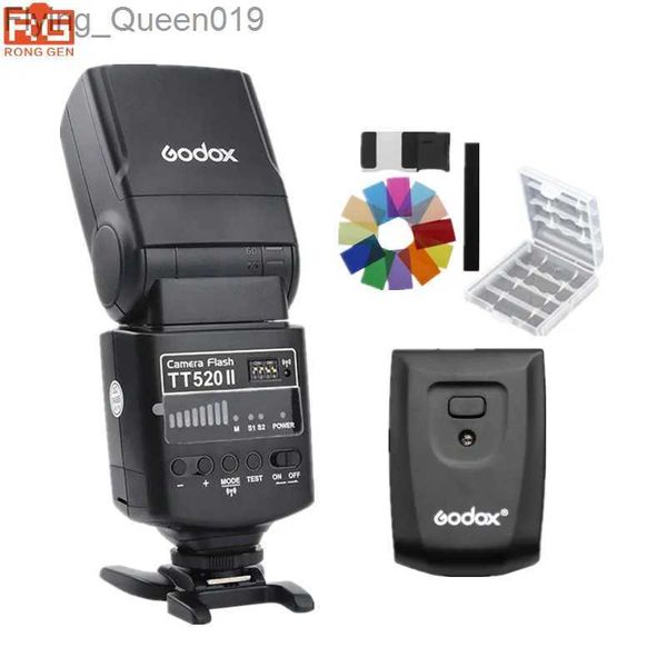 Teste flash Godox TT520II Flash Segnale wireless incorporato per fotocamere Pentax Olympus Supporta trigger wireless YQ231004