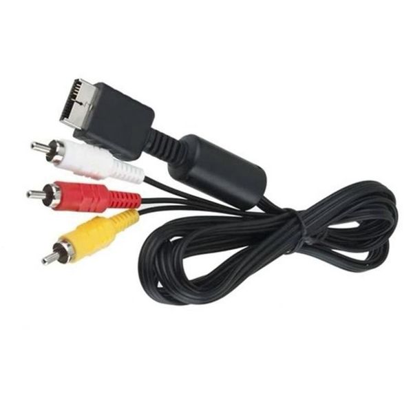 Audiokabelanschlüsse 180 cm 6 Fuß Spielekonsole O Video AV-Kabel zu RCA für Playstation 2 PS2 3 PS3 Bequemer und praktischer Drop Del Dhykv