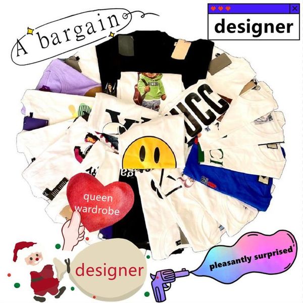 Herren-T-Shirt, T-Shirts, Designer-Hemden, Herren-T-Shirt, T-Shirts, Blind Box Lucky Bag, Designer-Marken, Grafikdruck, S-4XL, optionale Größe 242F