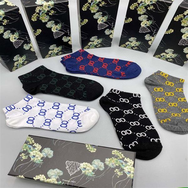 1 Box 5 Paar Hochwertige Damen Herren Designer-Basketballsocken Herrenmode Kompressions-Thermo-Knöchel-Knie-Athletik-Sportsocke211c