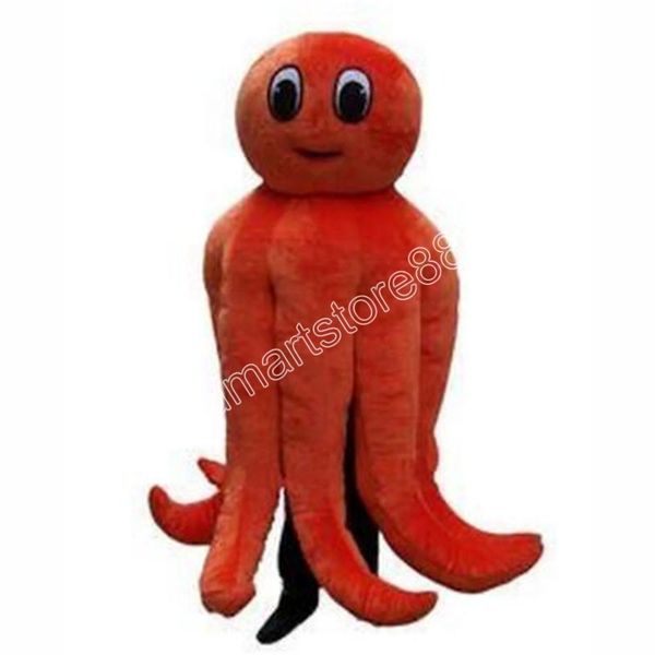 Hochwertiges Oktopus-Meer-Maskottchen-Kostüm, Karneval, Unisex-Outfit, Erwachsene Größe, Weihnachten, Geburtstag, Party, Outdoor, Dress Up, Werbe-Requisiten