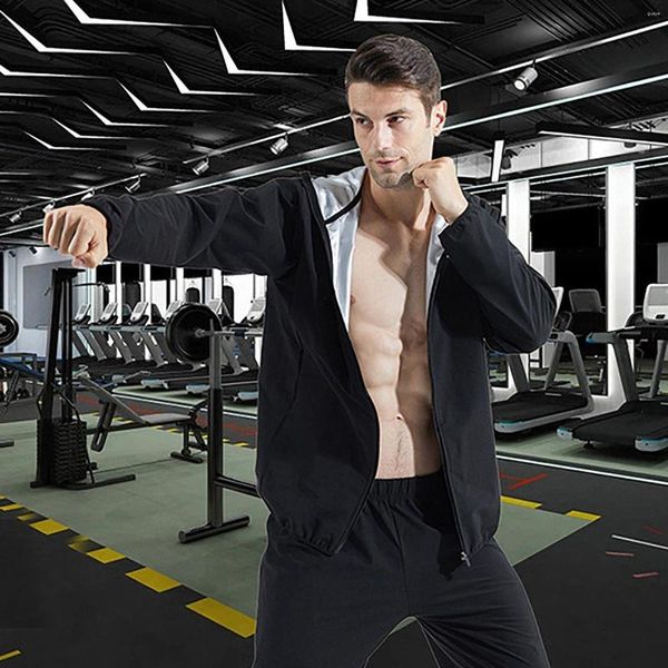 Männer Jacken Männer Sport Mantel Hemd Schweiß Kompression Übung Einfarbig Workout Zipper Shapewear Gym Hoodies Leichte Jacke 2023