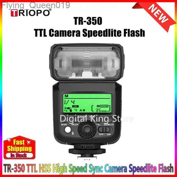 Вспышки TRIOPO TR-350 TTL HSS Высокоскоростная синхронизирующая камера Speedlite Верхняя вспышка SLR беззеркальная камера Светильник «горячий башмак» для YQ231004