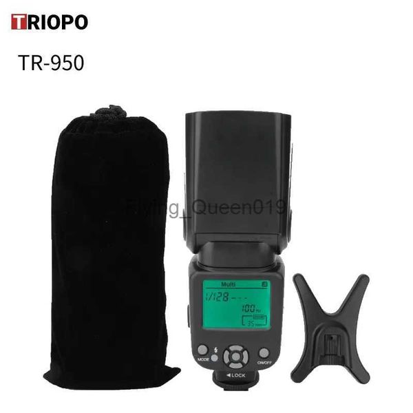 Flash Heads TRIOPO TR-950 On-Camera Flash Light Universal Externo Speedlight com 3 modos de flash para YQ231003