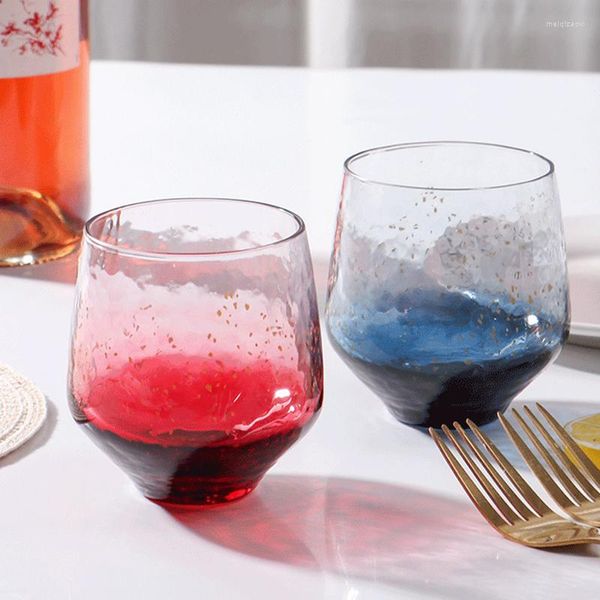 Copos de vinho copos de água de vidro artesanal saquê doméstico chá champanhe uísque estrangeiro