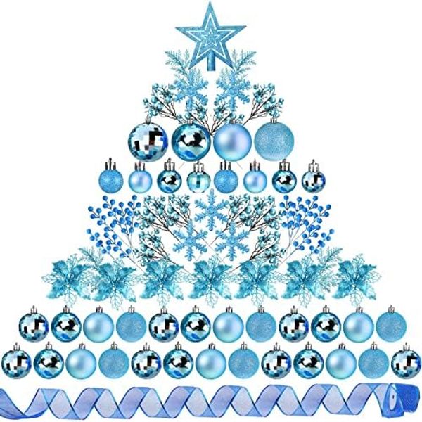94 adet Noel ağacı süslemeleri Noel ağacı top süsleri dahil olmak