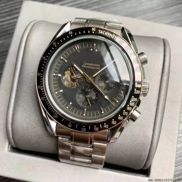Omeg Edelstahl-Armbanduhren für Herren, 2023, neue Herrenuhren, alle Zifferblätter, automatische Maschinenuhr, Top-Luxusmarke, Herren-Designeruhr, Dropshipping