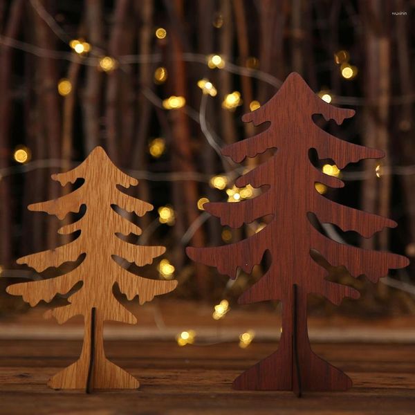 Decorazioni natalizie fai da te Mini albero artificiales para centrotavola