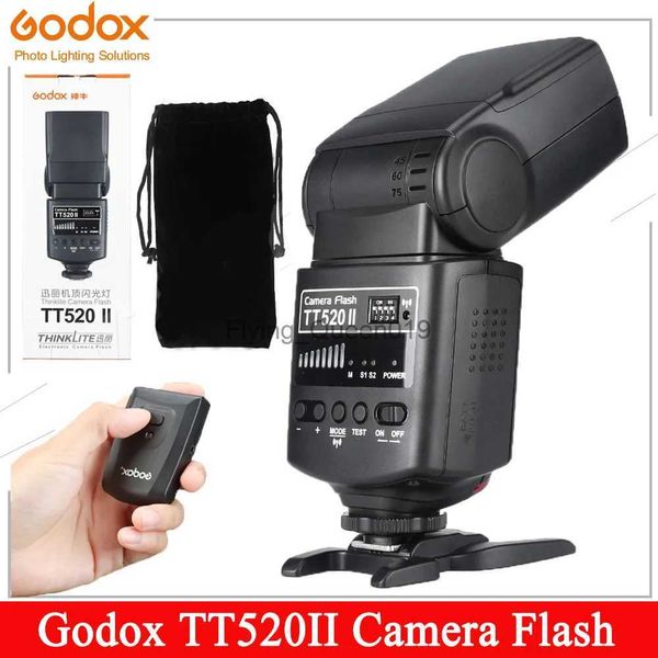 Flash Heads Kamera TT520II Build-in 433MHz Pentax Olympus DSLR kameralar için kablosuz sinyal YQ231005
