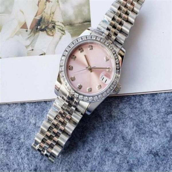 Mulher mecânica automática relógio diamante moldura das mulheres datejust relógios jubileu aço inoxidável senhora senhoras relógio de pulso moda wris280g