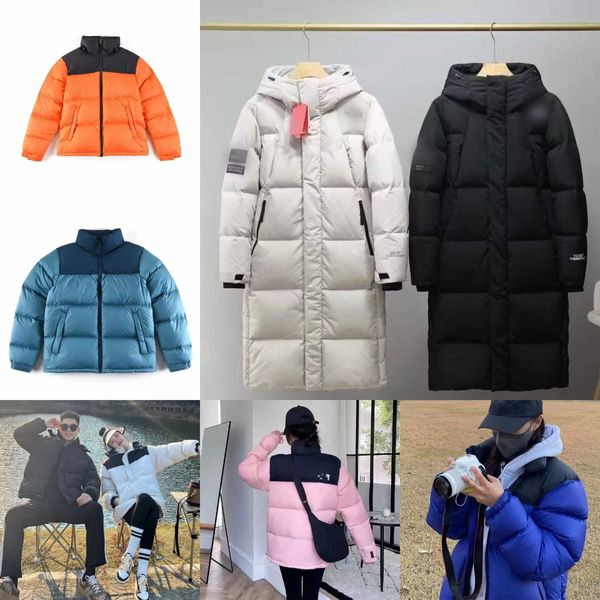 Uomo Designer the northe face piumino Felpa con cappuccio da donna Piumino Parka Giacche invernali calde Cerniera con lettera ricamo esterno Cappotti Top Abbigliamento streetwear