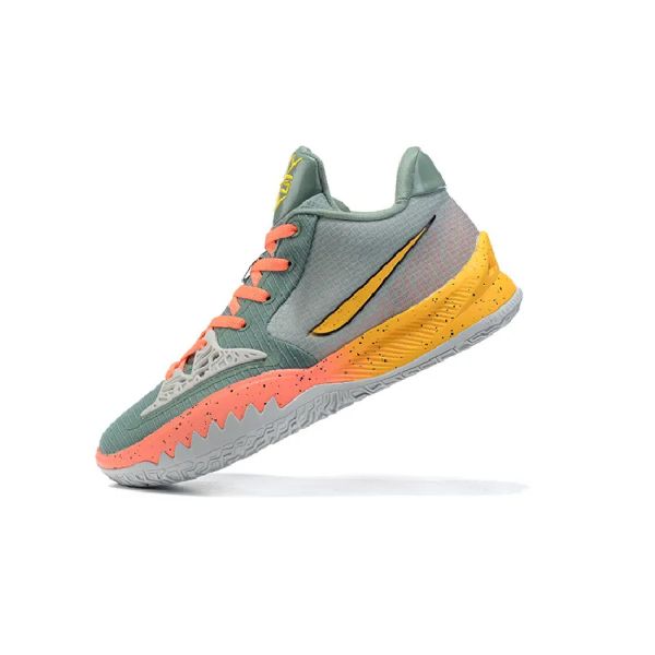 Damen Kyrie Low 4 Basketballschuhe Unisex Herren Irving Kyries 8 Sneakers Sunset Grey Yellow Bred Champagner Gold LeBron 19 Tennis mit