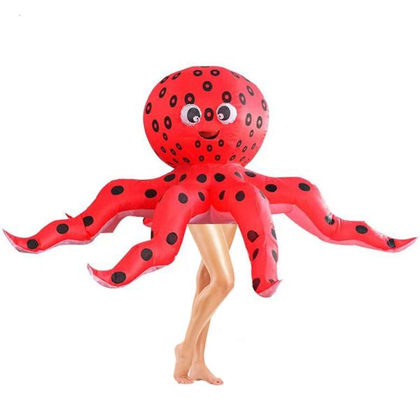 Maskottchen-Kostüme, Halloween, Weihnachten, Karneval, Urlaub, Party, jährliche Party, Maskerade, Erwachsene, Cartoon, Anime, Mr. Octopus, Iatable-Kostüm