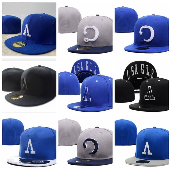 2024 Neueste Farbe Herren Baseball Full Closed Caps Marineblau USA Statue Alle Teams Sport World Heart Fitted Hats Ed Series Love Hustle Flowers