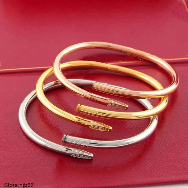 Designer-Armband Armreif Gold für Damen Silber Rose Südamerikanisch Unisex Jubiläum Edelstahl Herren 50hm U87b